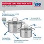 Voir la diapositive 3 : ELO Ensemble de 3 Poêles de cuisson 24, 28 et 32 cm et 2 faitouts 12 et 14 cm Elo Profi Citrin