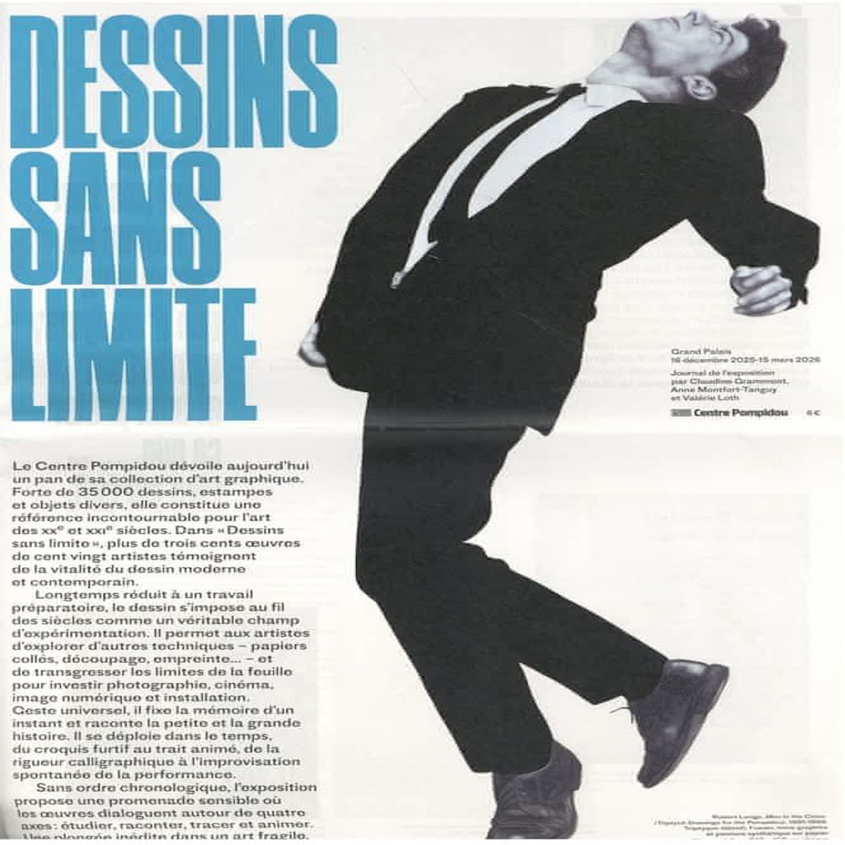 DESSINS SANS LIMITE. CHEFS-D'OEUVRE DE LA COLLECTION DU CENTRE POMPIDOU, Grammont Claudine