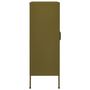 Voir la diapositive 5 : VIDAXL Armoire de rangement Vert olive 80x35x101,5 cm Acier