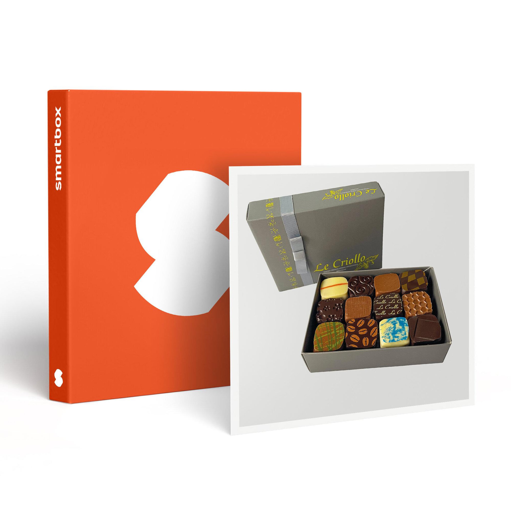 Smartbox Ballotin de 24 chocolats artisanaux à déguster à la maison - coffret cadeau gastronomie