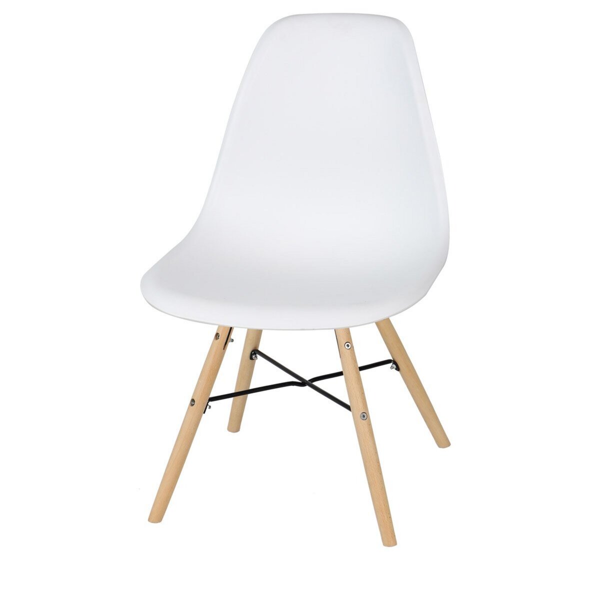 No name Chaise scandinave Jena blanche