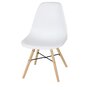 No name Chaise scandinave Jena blanche