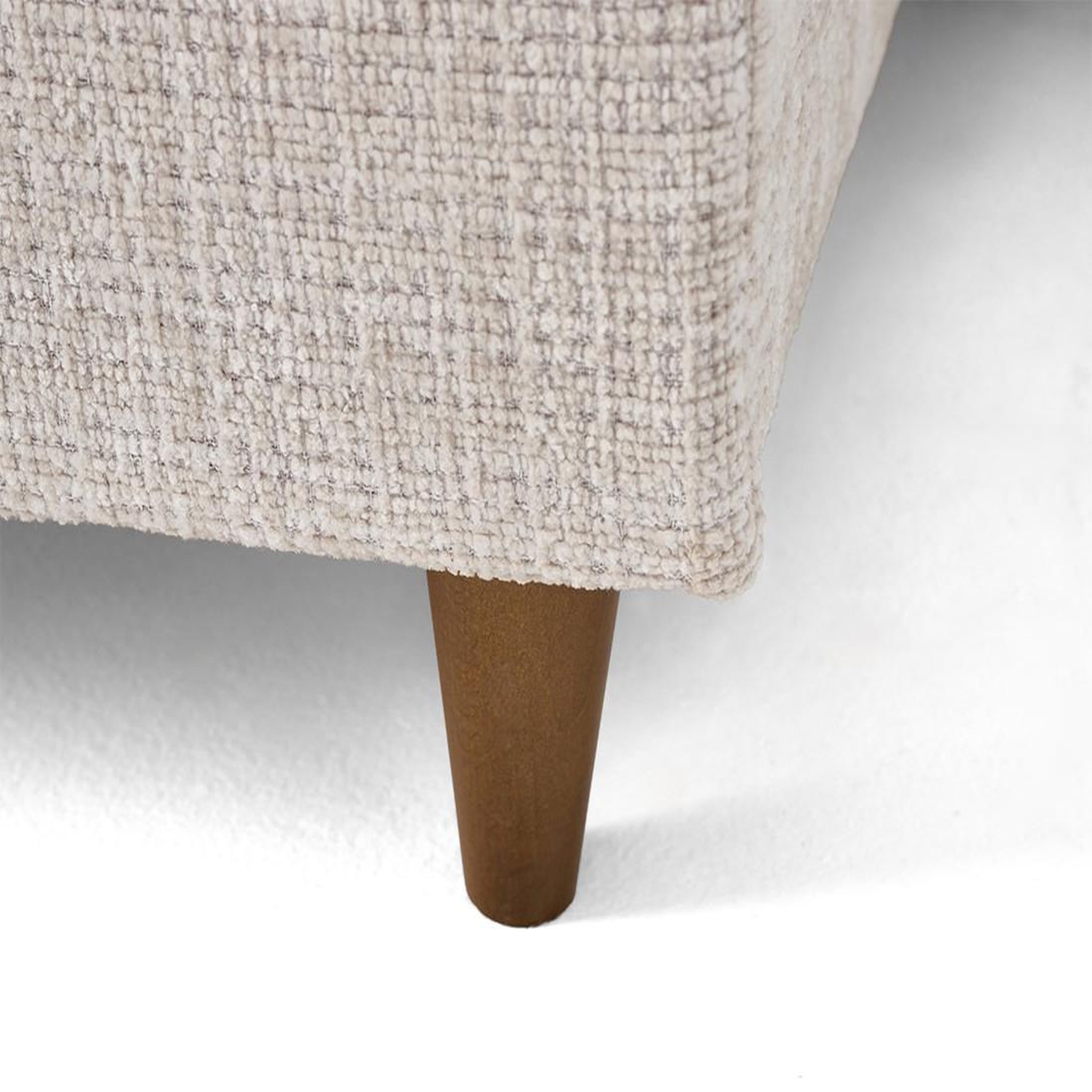 Voir la diapositive 4 : BEST MOBILIER Anna - canapé d'angle gauche 5 places convertible en velours texturé