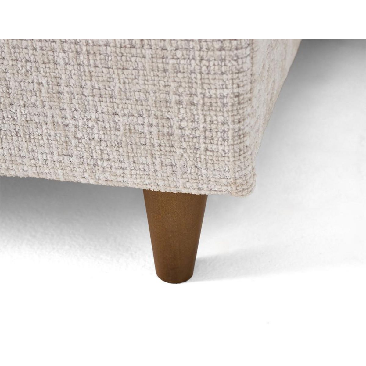 LISA DESIGN Anna - canapé d'angle gauche 5 places convertible en velours texturé