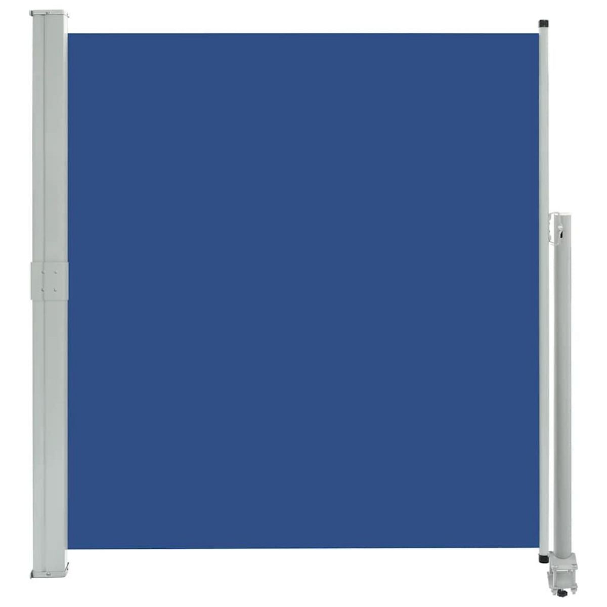 VIDAXL Auvent lateral retractable de patio 140 x 300 cm Bleu