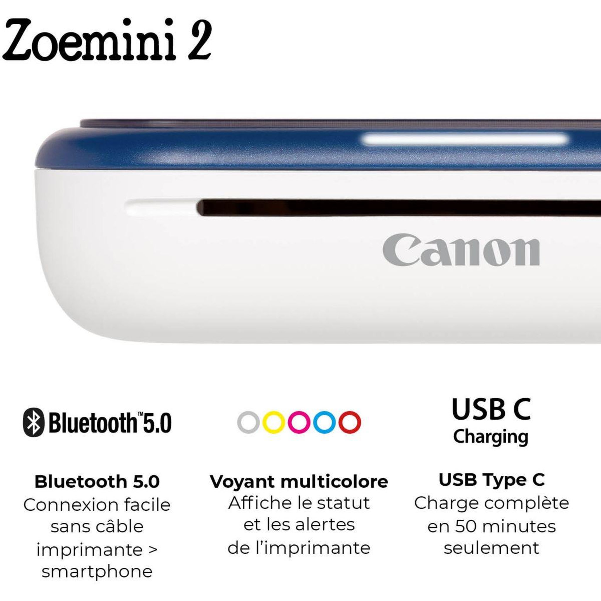 Voir la diapositive 4 : Canon Imprimante photo portable KIT Vaiana Zoemini 2