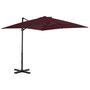 Voir la diapositive 1 : VIDAXL Parasol de jardin en porte-a-faux avec mat en aluminium
