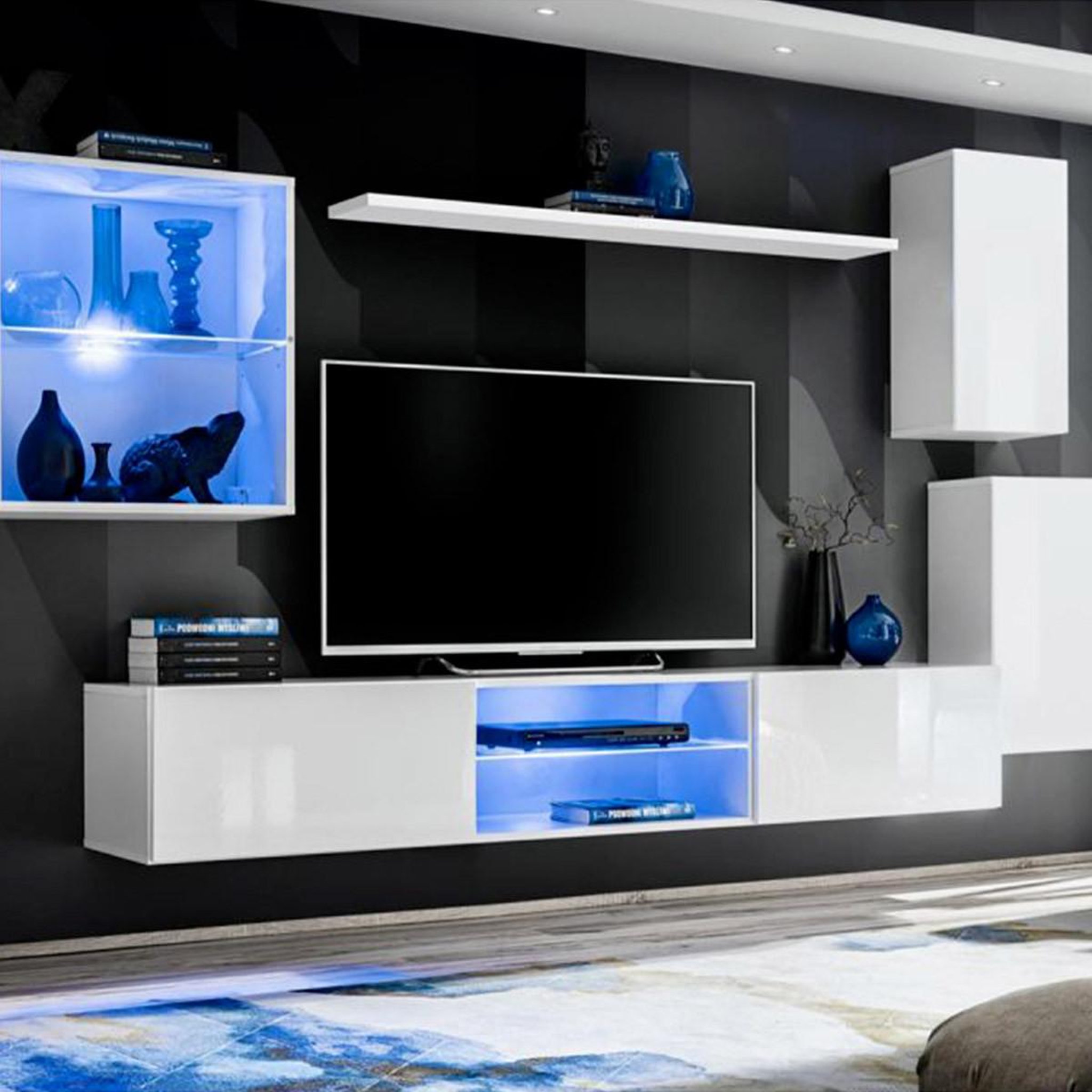 Paris Prix Ensemble meuble tv design  switch xxiii  250cm blanc