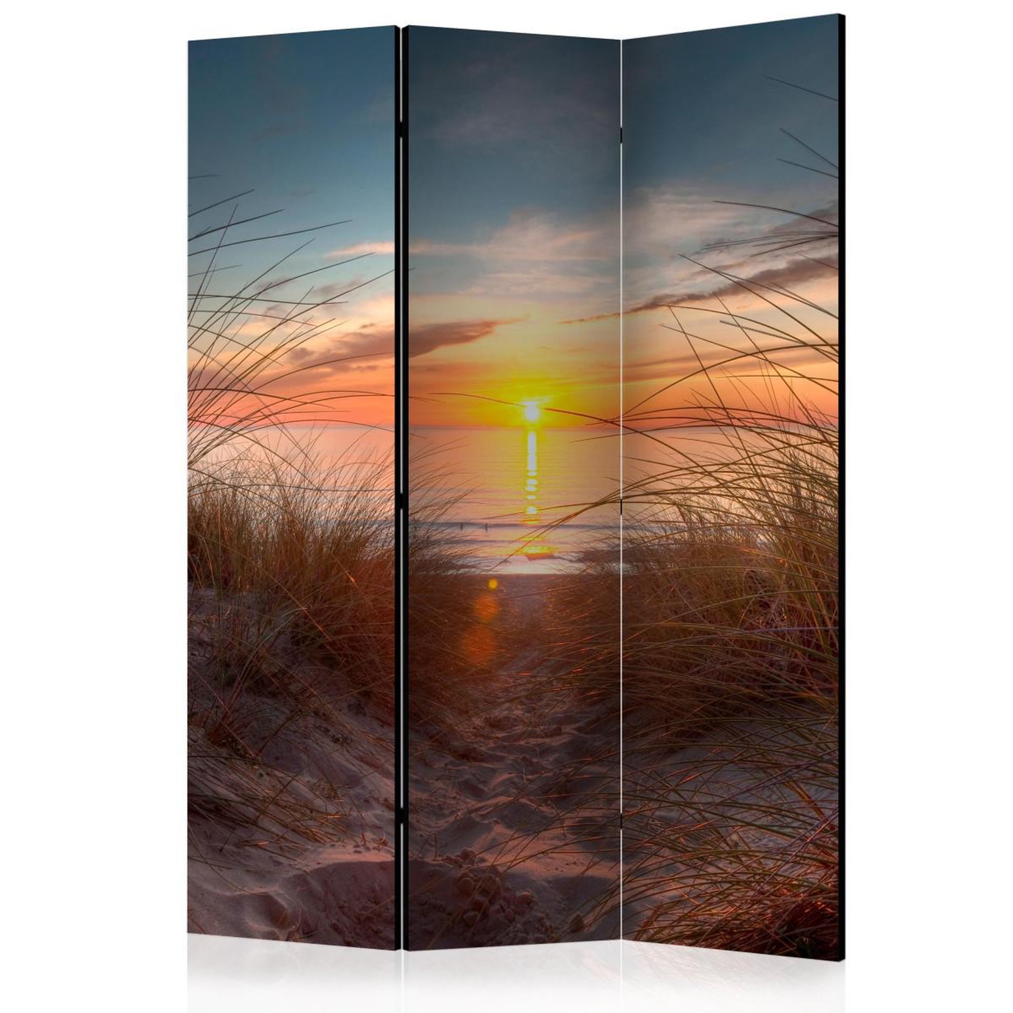 Paris Prix Paravent 3 volets  sunset over the atlantic ocean  135x172cm