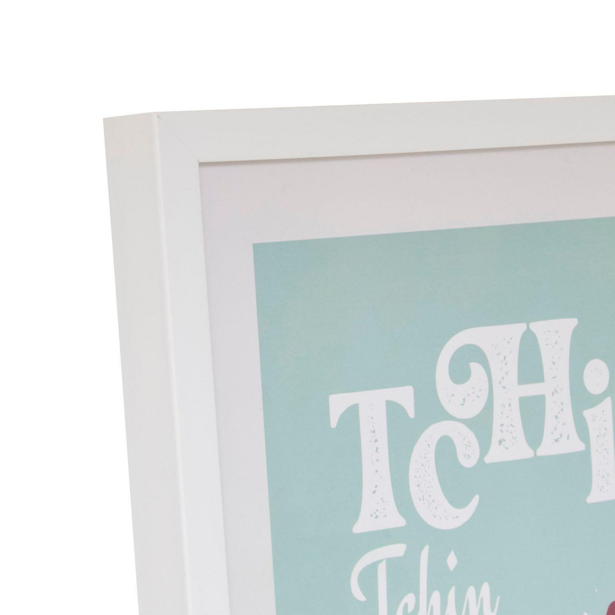 ATMOSPHERA Affiche encadrée Tchin Tchin - 30 x 40 cm - Bleu clair