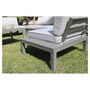 Voir la diapositive 4 : Salon bas de jardin 4 personnes en aluminium MAGNOLIA
