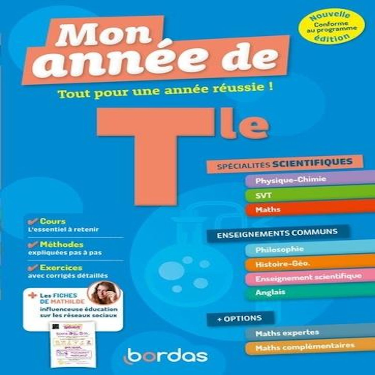 MON ANNEE DE TLE SPECIALITES SCIENTIFIQUES, ENSEIGNEMENTS COMMUNS + OPTIONS, Dubus David