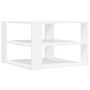 Voir la diapositive 2 : VIDAXL Table basse blanc 59,5x59,5x40 cm bois d'ingenierie