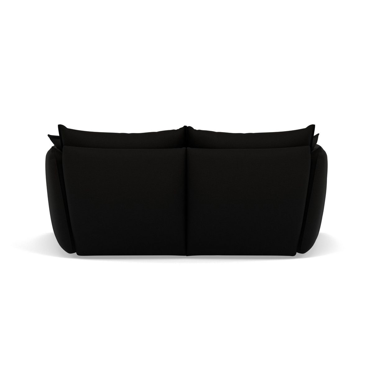 LISA DESIGN Cassiopee - canapé droit 3 places assise profonde en tissu texturé