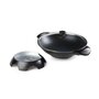 Voir la diapositive 3 : Domo Wok electrique 5,5l 1800w noir - do.8708