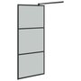Voir la diapositive 4 : VIDAXL Paroi de douche 90x195 cm Verre ESG fonce Noir