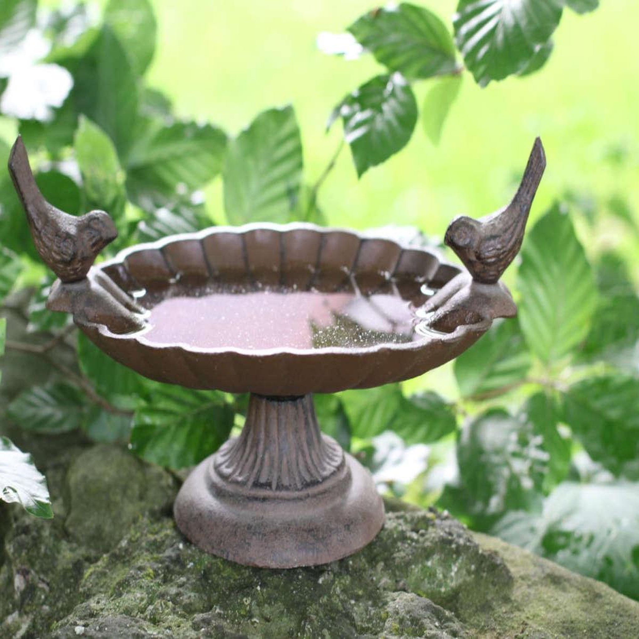 Voir la diapositive 2 : ESSCHERT DESIGN Plateau de graines les oiseaux - esschert design