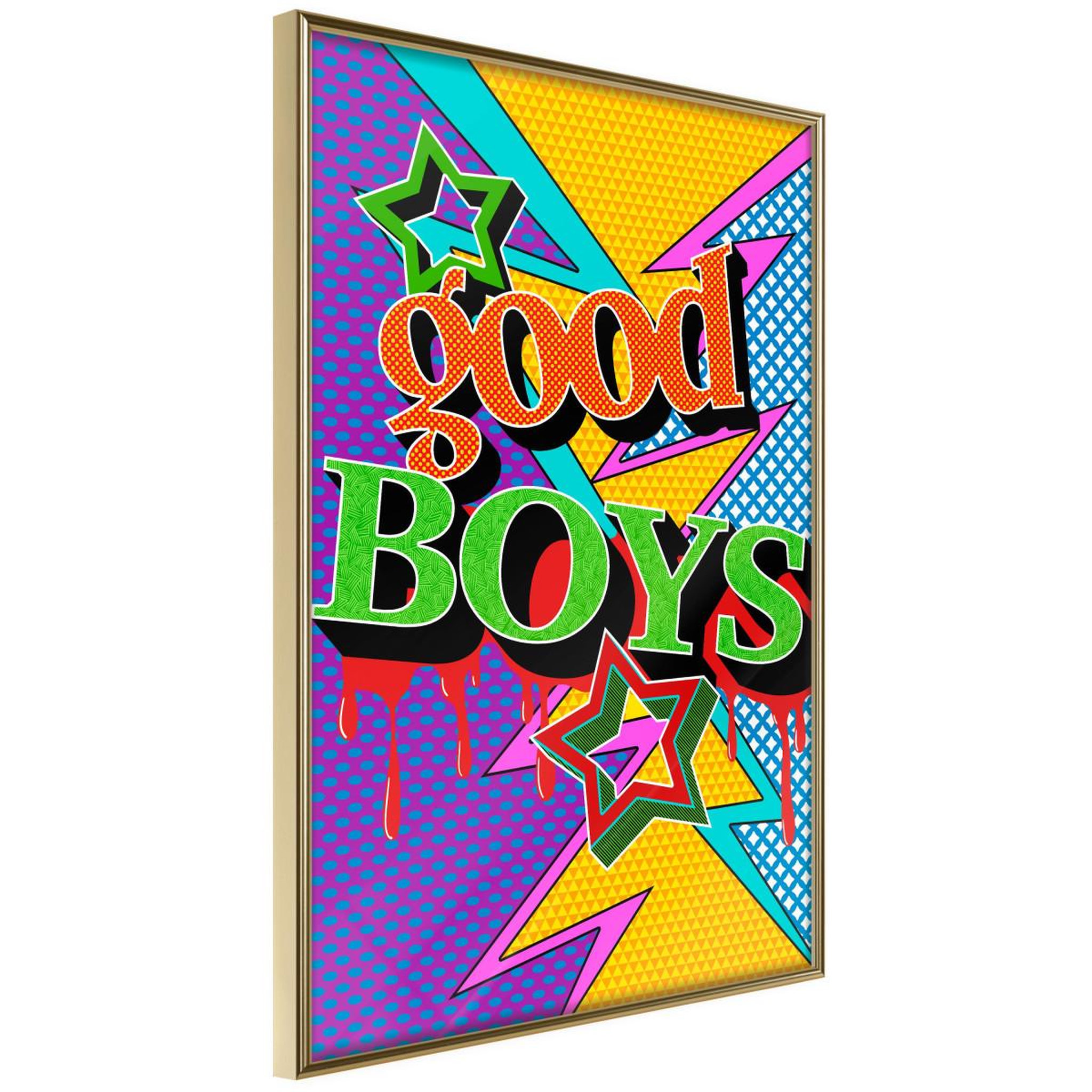 Paris Prix Affiche murale encadrée  good boys