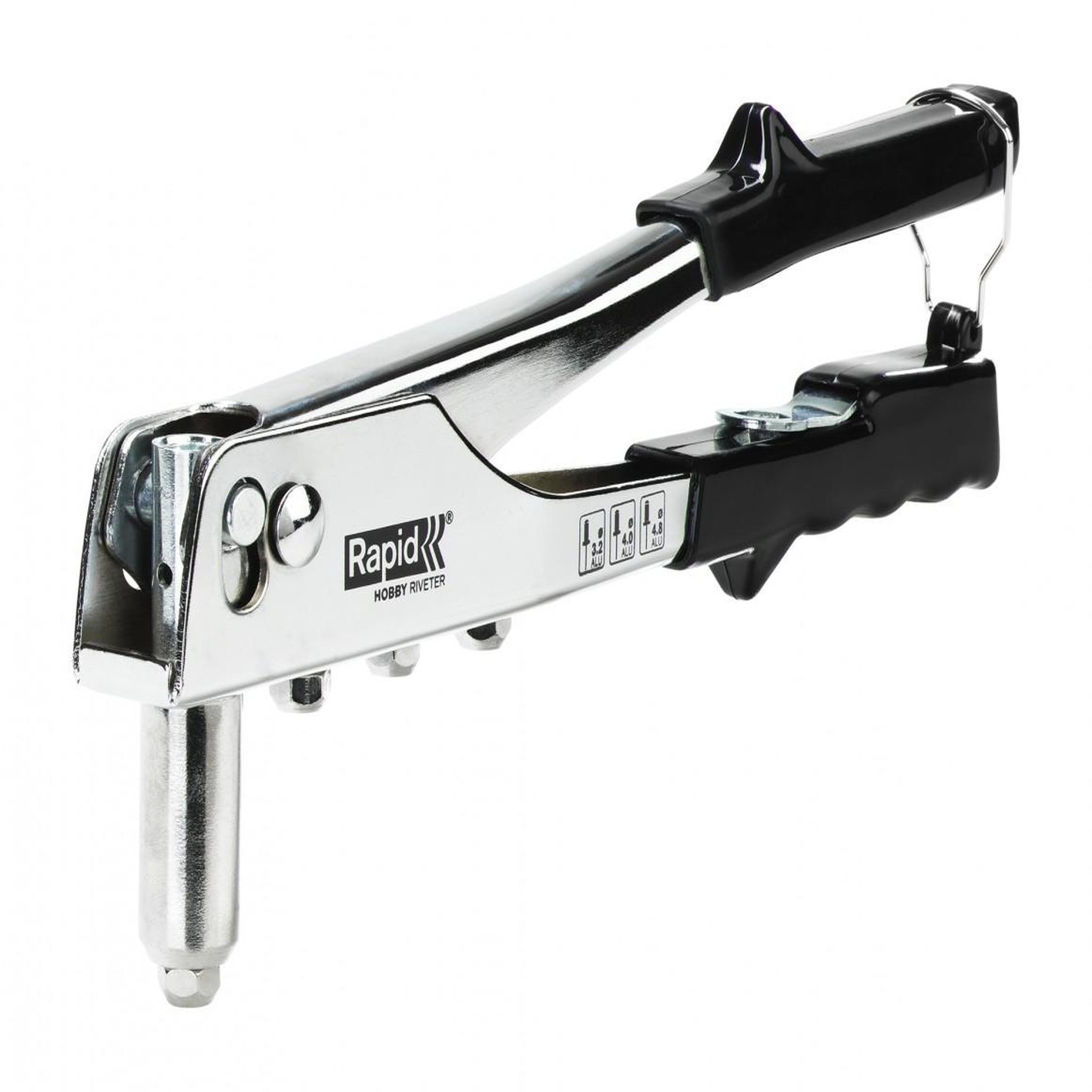 Rapid Pince à riveter RAPID HOBBY pour rivets aluminium Ø3,2 / 4,0 et 4,8mm.