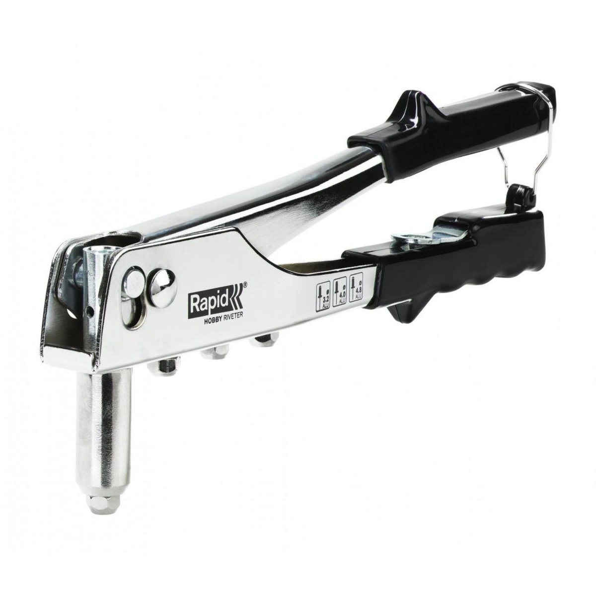Rapid Pince à riveter RAPID HOBBY pour rivets aluminium Ø3,2 / 4,0 et 4,8mm.
