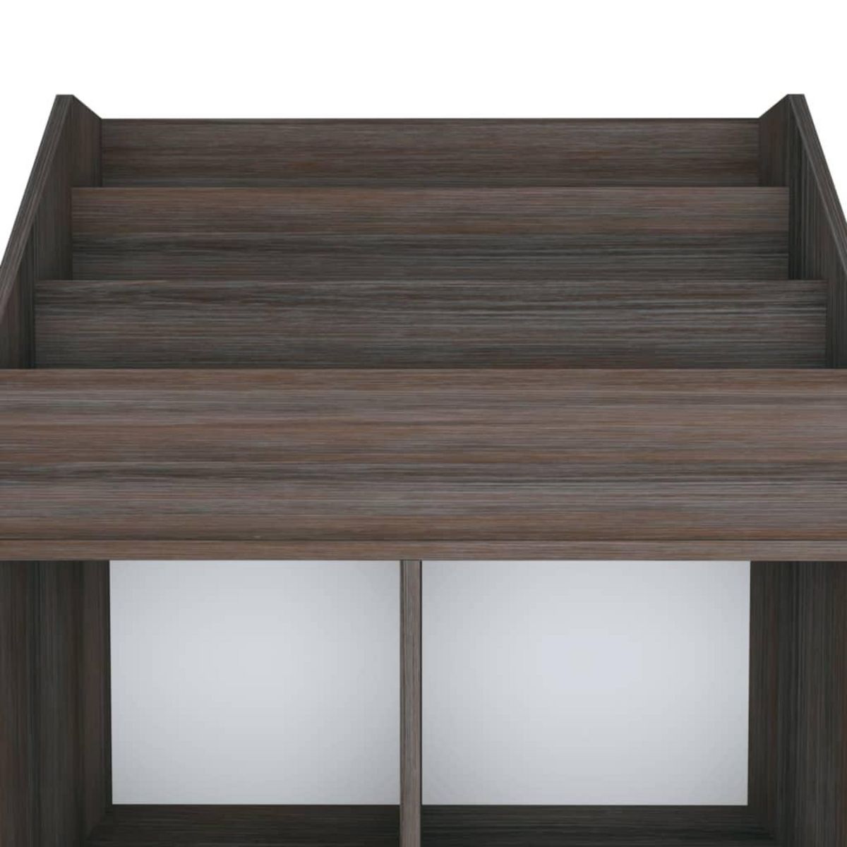 VIDAXL Porte-revue pour enfants Gris et chene sonoma Bois d'ingenierie