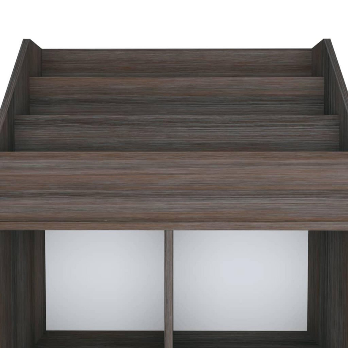 VIDAXL Porte-revue pour enfants Gris et chene sonoma Bois d'ingenierie