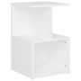Voir la diapositive 2 : VIDAXL Table de chevet blanc 35x35x55 cm bois ingenierie