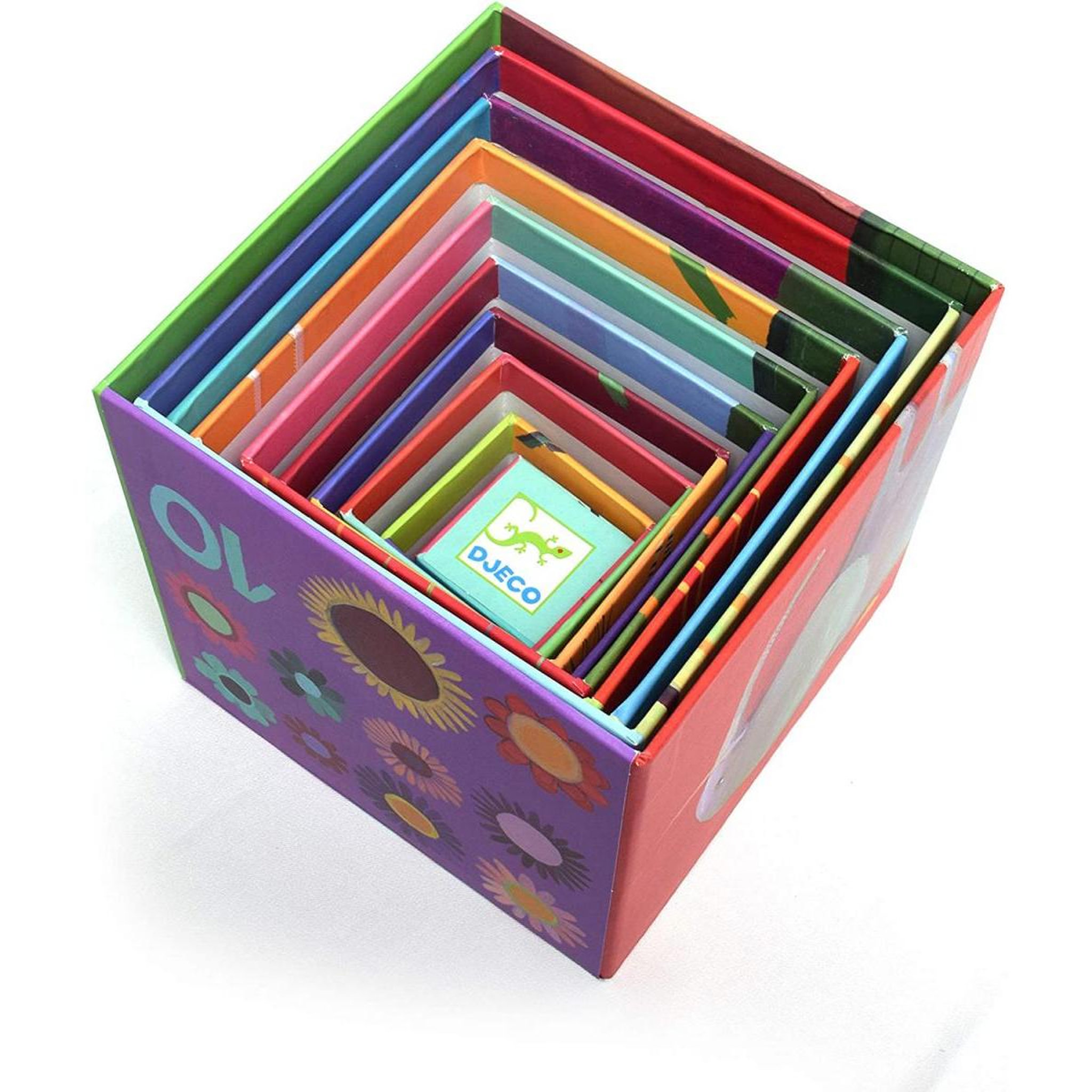 Voir la diapositive 3 : Djeco Cubes premiers age Nature et animaux