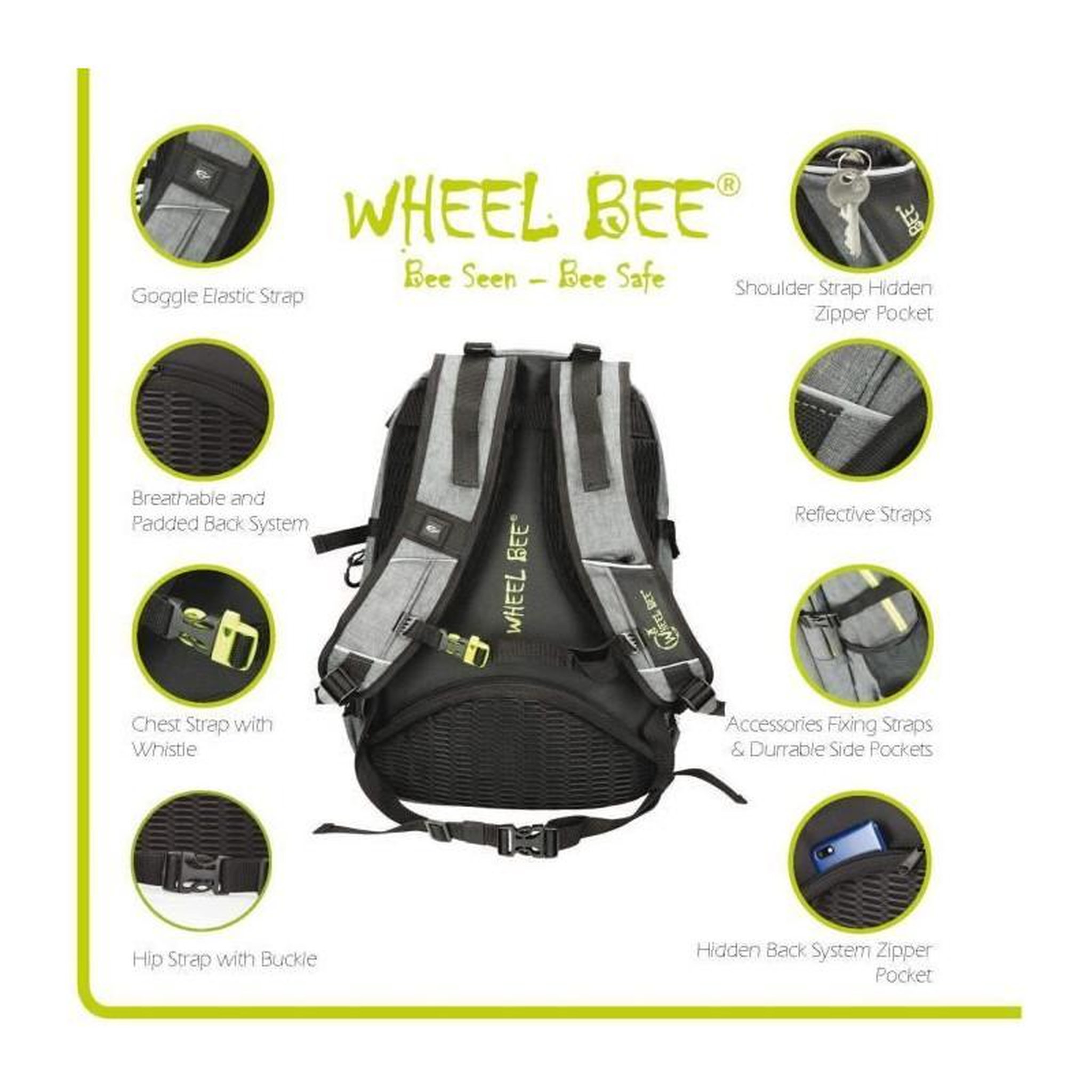 Voir la diapositive 5 : SCHILDKROT Sac a dos - SCHILDKRÖT - Sac Wheel Bee BACKPACK Revolution