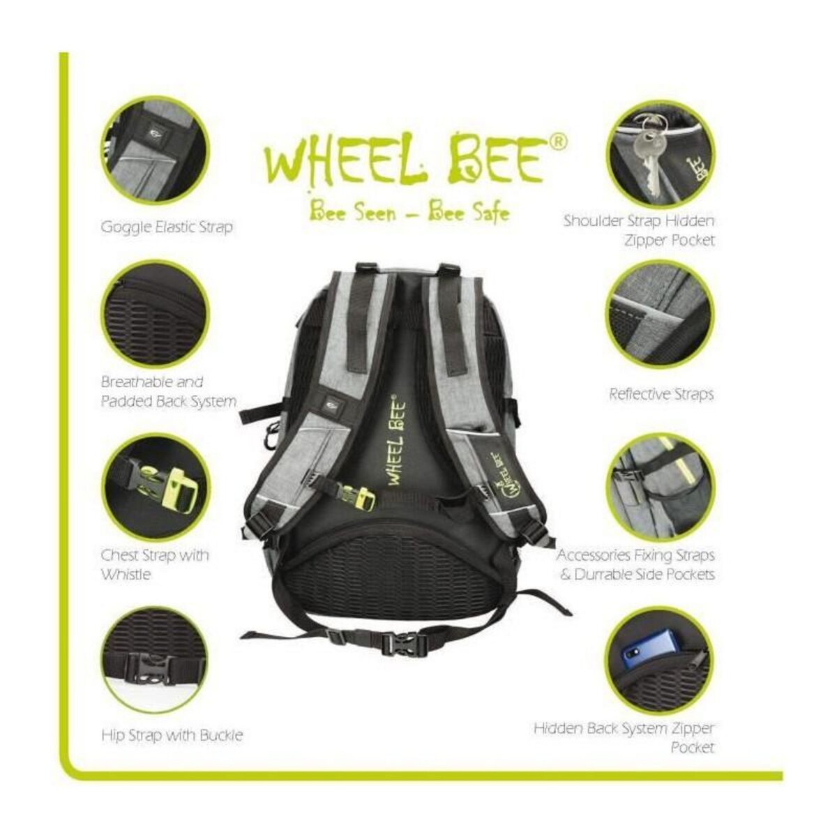 SCHILDKROT Sac a dos - SCHILDKRÖT - Sac Wheel Bee BACKPACK Revolution