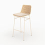 Voir la diapositive 3 : Rendez vous déco Lot de 2 chaises pour îlot central 66 cm en matière naturelle-Faro