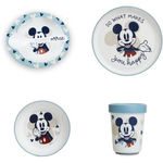 THERMOBABY Pack repas 2eme âge THERMOBABY MICKEY Assiette + gobelet + bol + set de 2 cuilleres