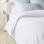 Voir la diapositive 2 : ACTUEL Housse de couette unie en percale de coton 70 fils - collection permanente