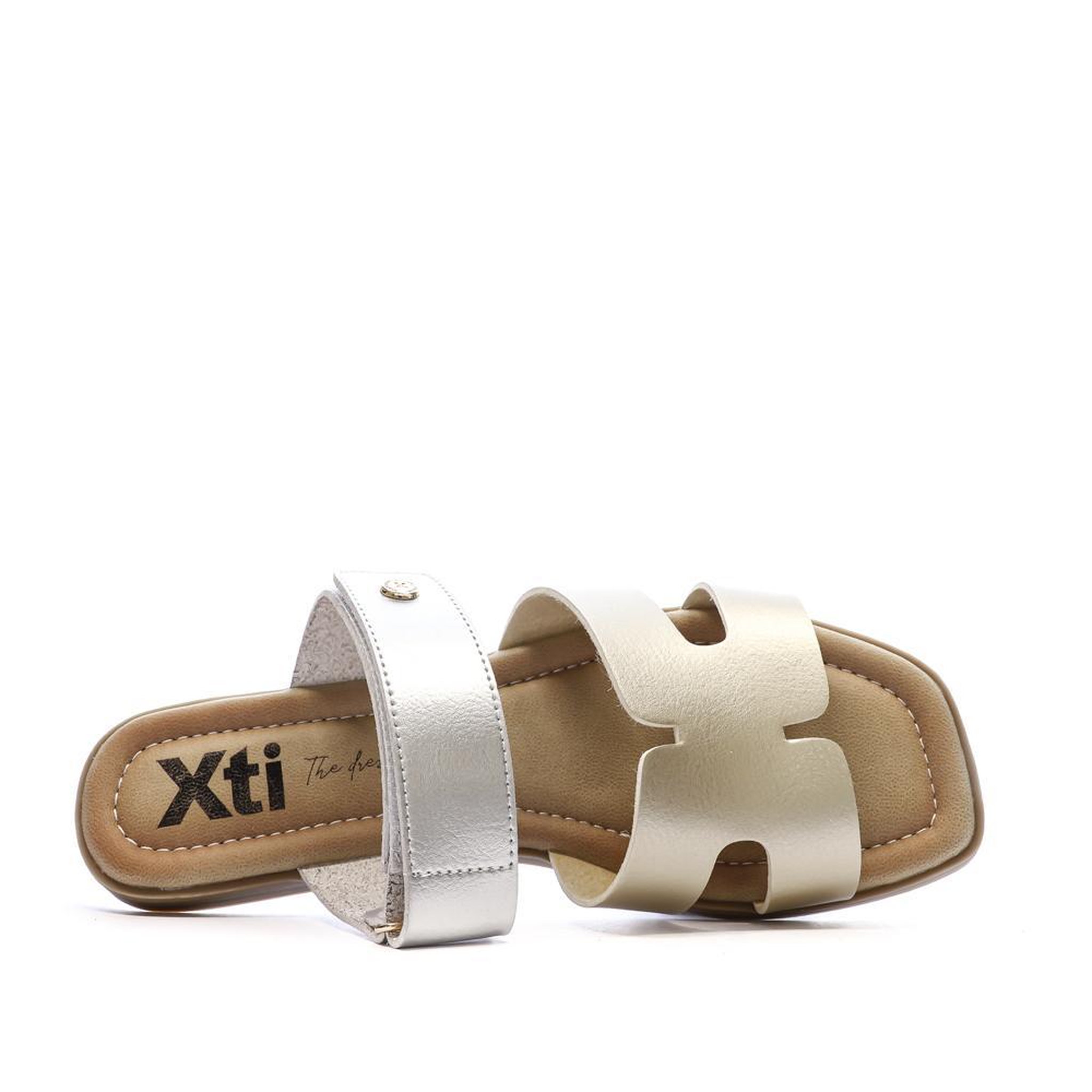 Voir la diapositive 4 : XTI Sandales /Argenté Femme Xti 144120