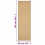 Voir la diapositive 6 : VIDAXL Tapis Sisal naturel 80x250 cm