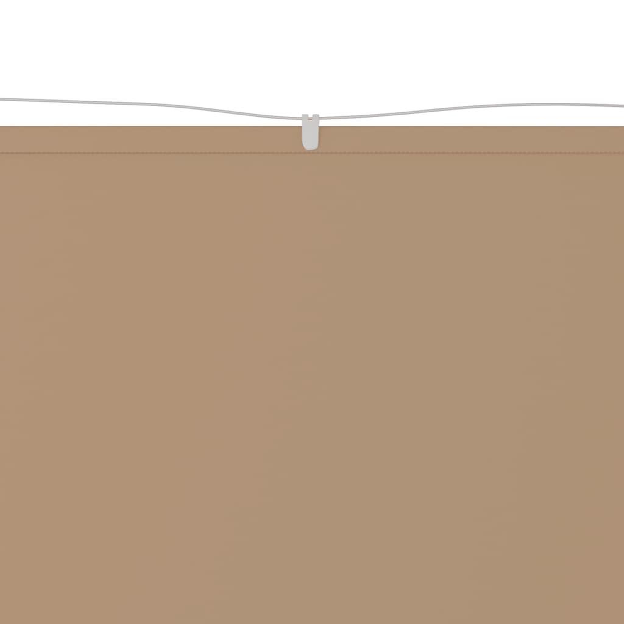 Voir la diapositive 3 : VIDAXL Auvent vertical Taupe 250x360 cm Tissu oxford