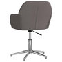Voir la diapositive 5 : VIDAXL Chaise pivotante de bureau Gris fonce Tissu