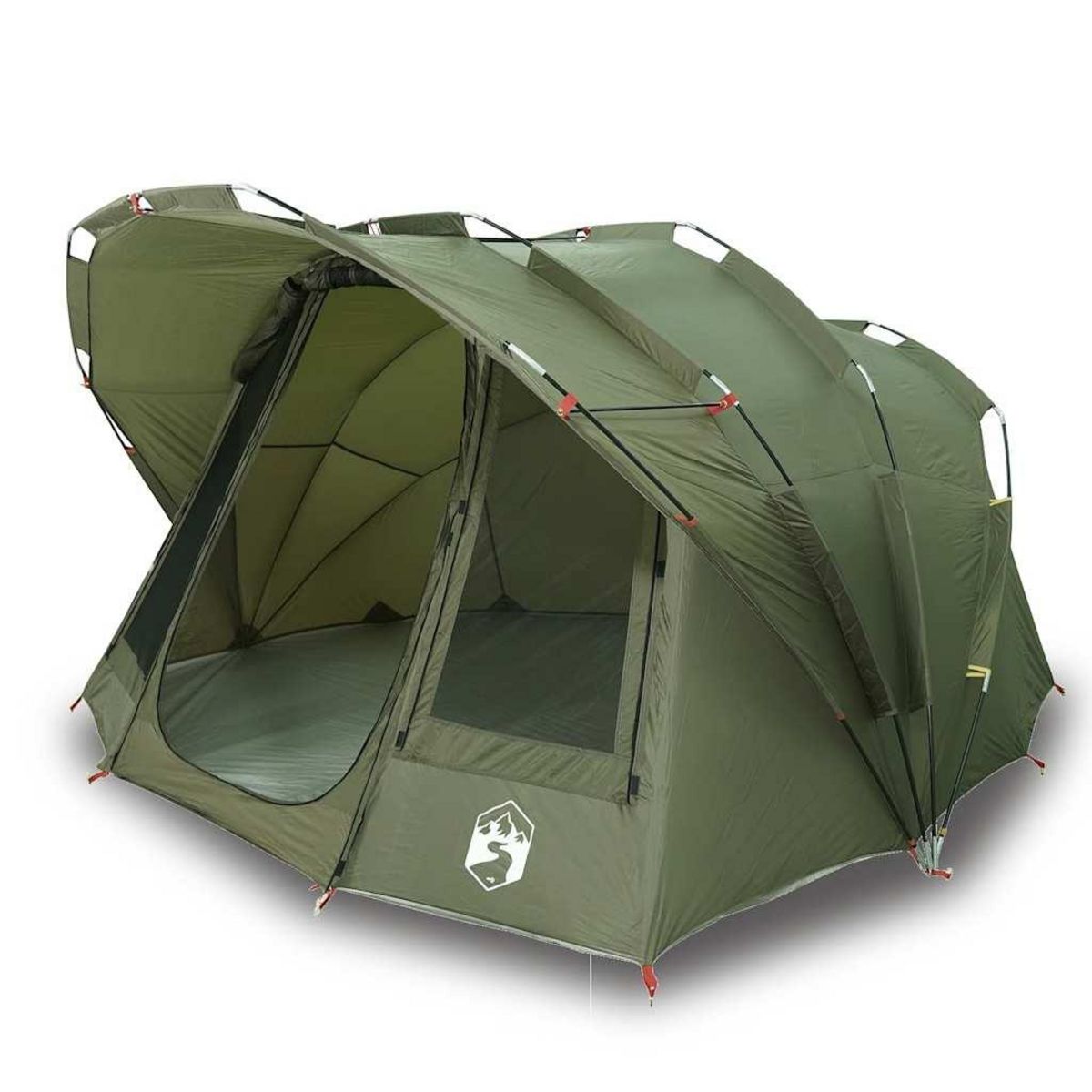 VIDAXL Tente de peche 5 personnes vert olive impermeable