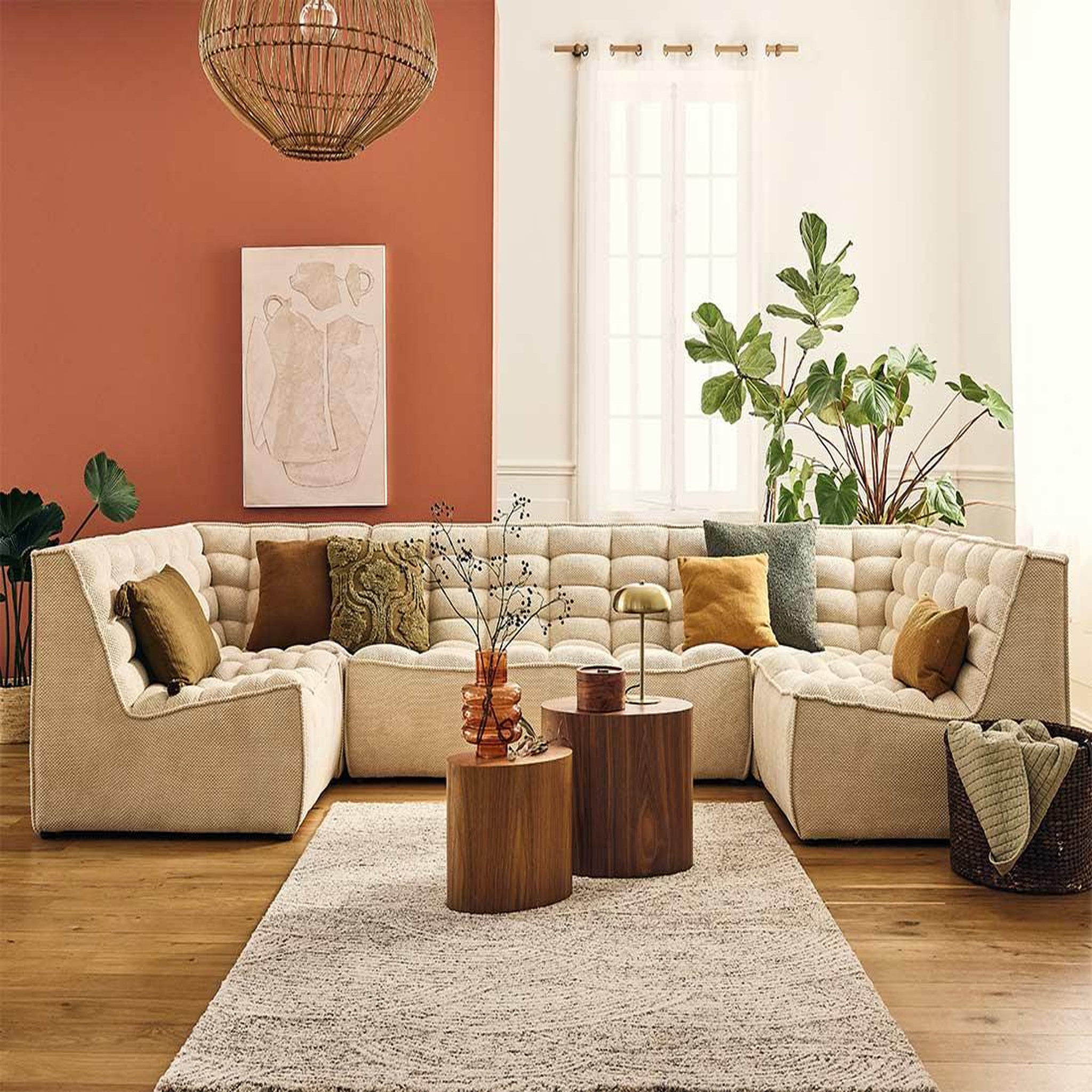 Voir la diapositive 4 : LISA DESIGN Ellie - fauteuil en velours texturé