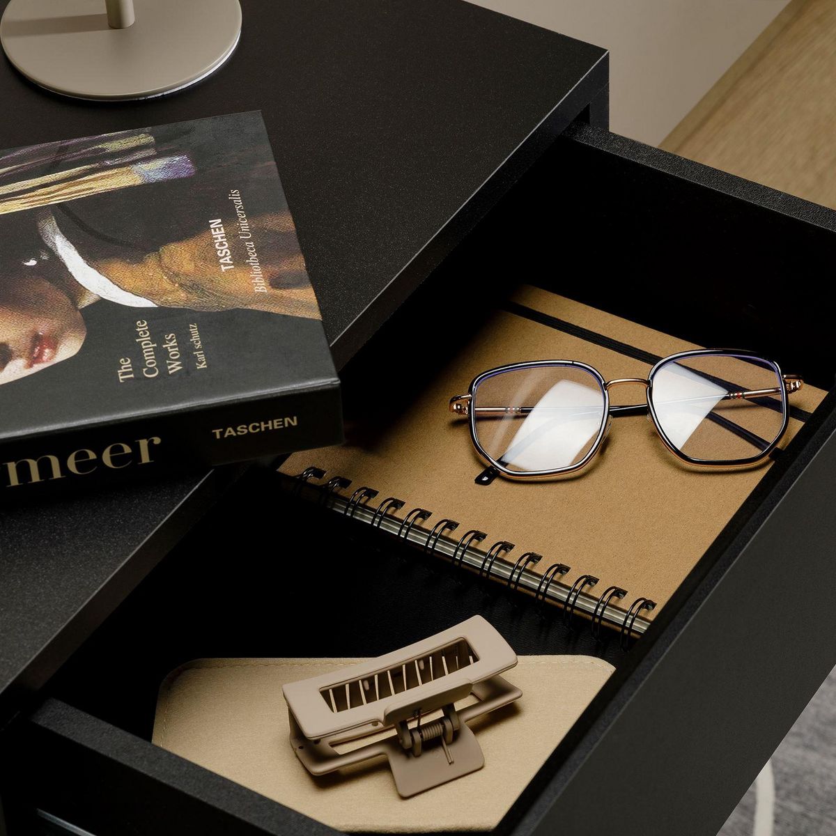 IDIMEX Chevet suspendu OCEANE, en bois