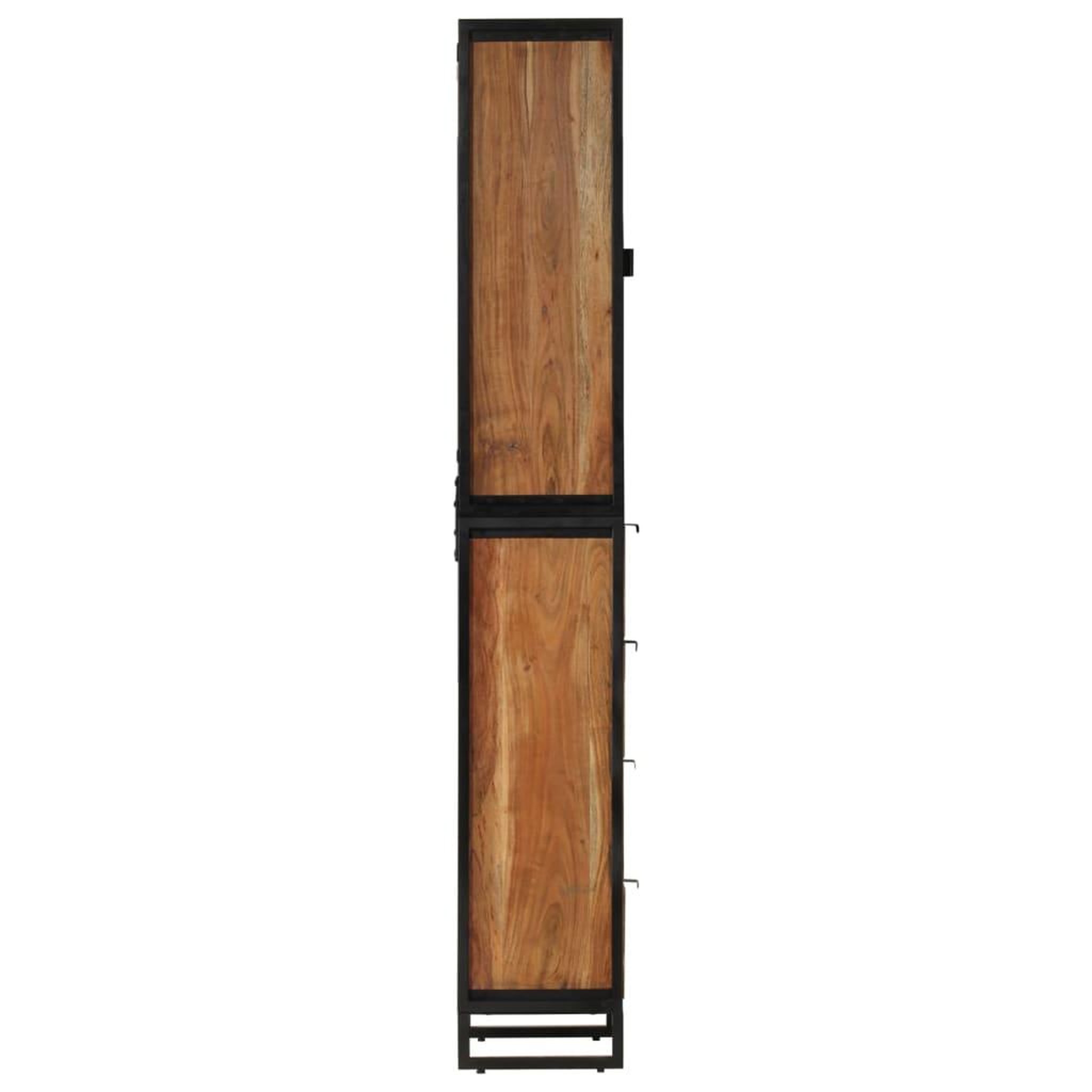 Voir la diapositive 4 : VIDAXL Armoire de salle de bain 40x27x190 cm bois massif d'acacia
