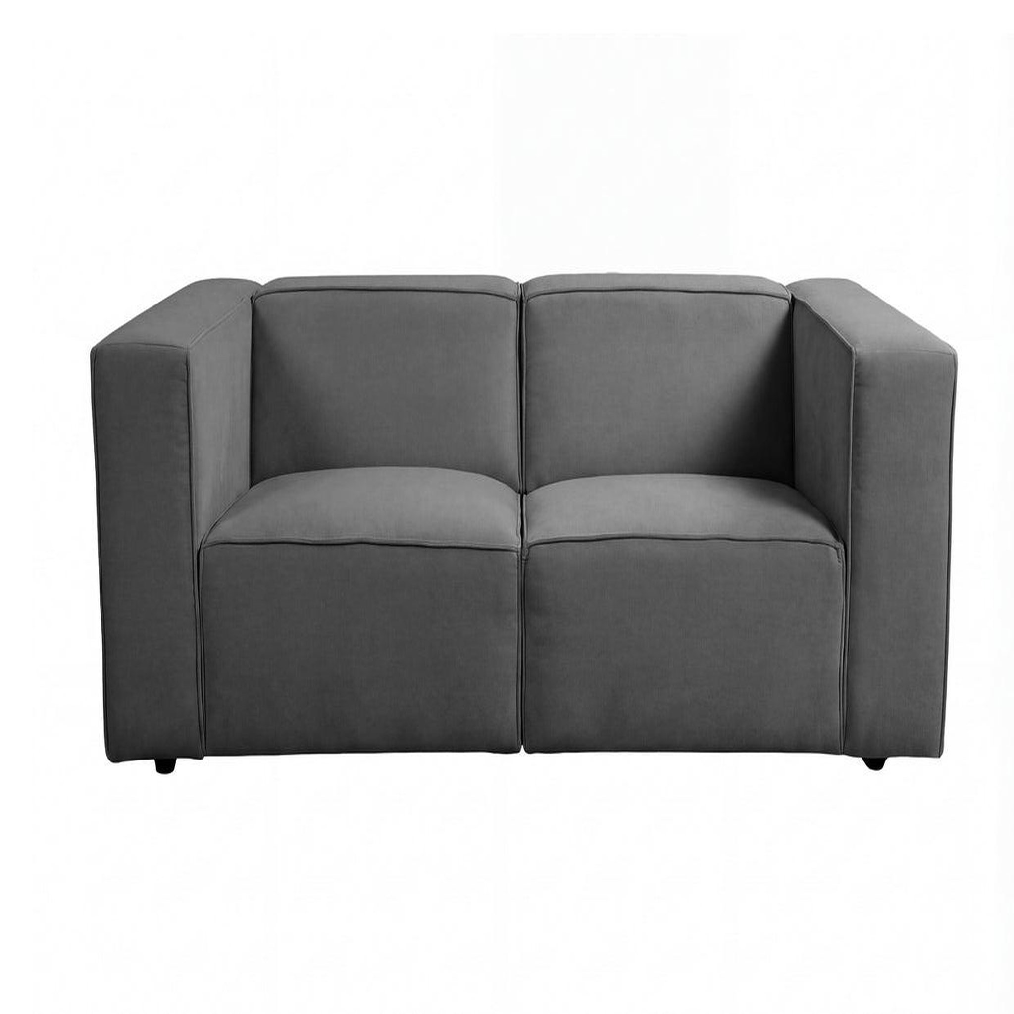 Voir la diapositive 1 : CASANOVA PARIS Mini basil - canapé droit tissu lisse 2 places