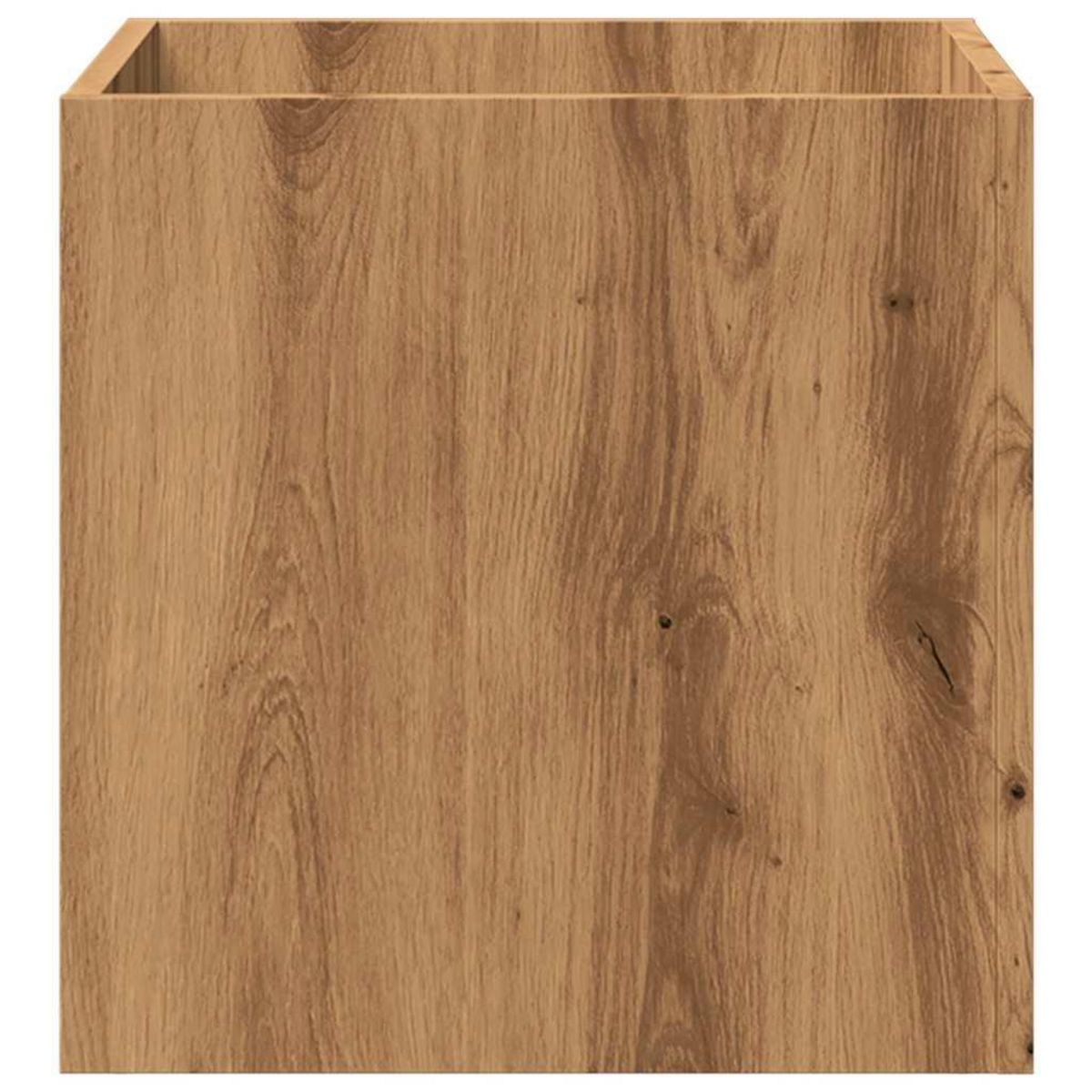VIDAXL Jardiniere chene artisanal 40x40x40 cm bois d'ingenierie