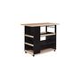 Voir la diapositive 2 : Ilot mobile de cuisine 110 cm GASTON