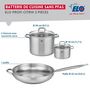 Voir la diapositive 2 : ELO Ensemble de 1 Poêle de cuisson 32 cm et 2 faitouts 16 et 26 cm Elo Profi Citrin
