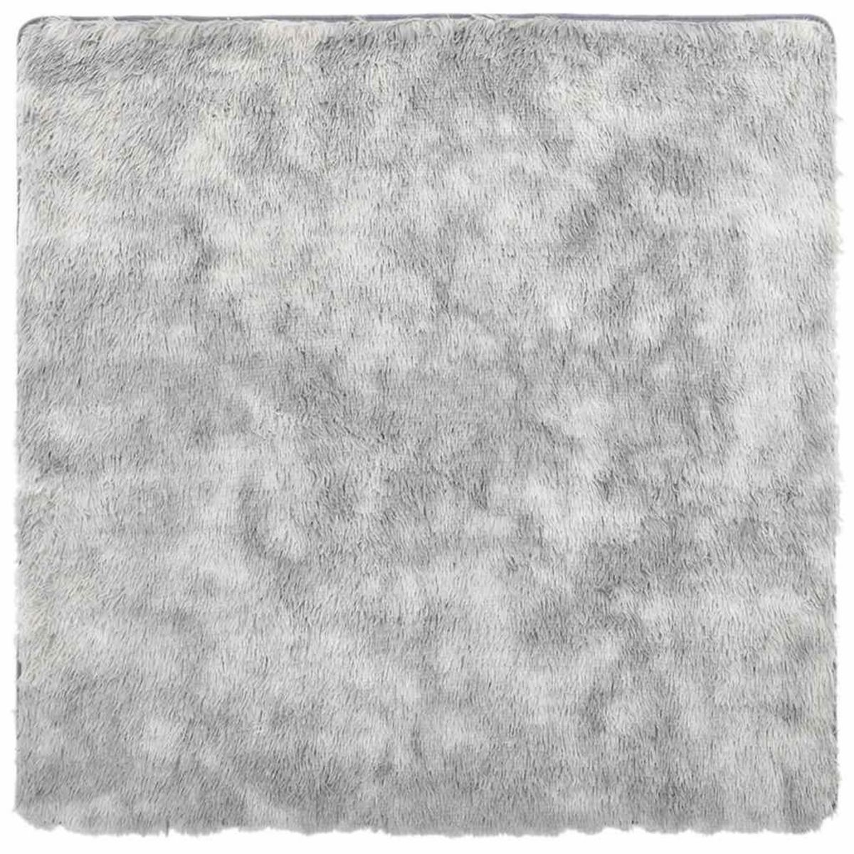 VIDAXL Tapis Shaggy a poils longs NAVARRA gris clair 160x160 cm