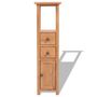 Voir la diapositive 2 : VIDAXL Etagere d'angle 26x26x94 cm Bois de chene massif
