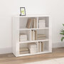 Voir la diapositive 1 : VIDAXL Buffet Blanc brillant 80x30x80 cm Bois d'ingenierie