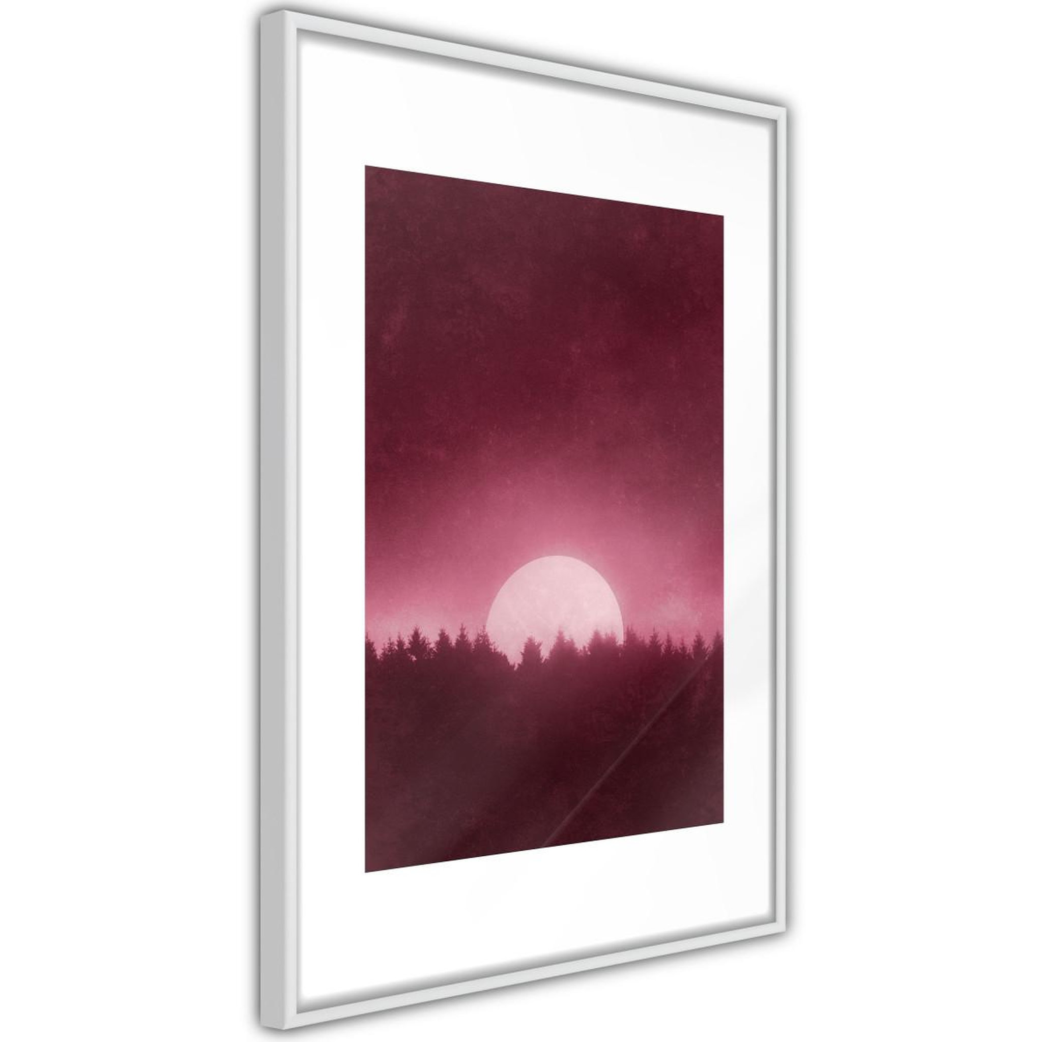 Paris Prix Affiche murale encadrée  moonrise
