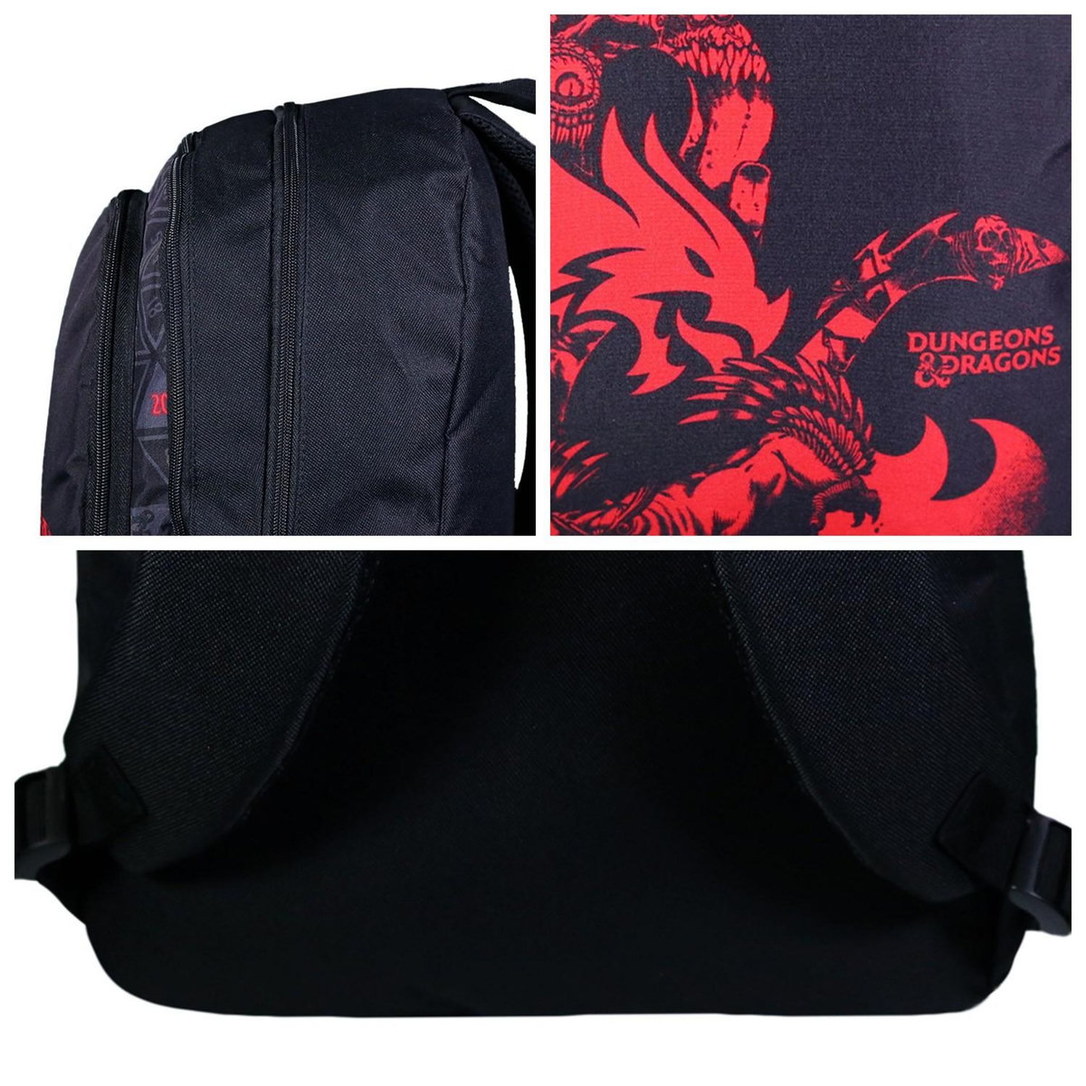 Bagtrotter BAGTROTTER Sac à dos 2 compartiments Donjons & Dragons Noir